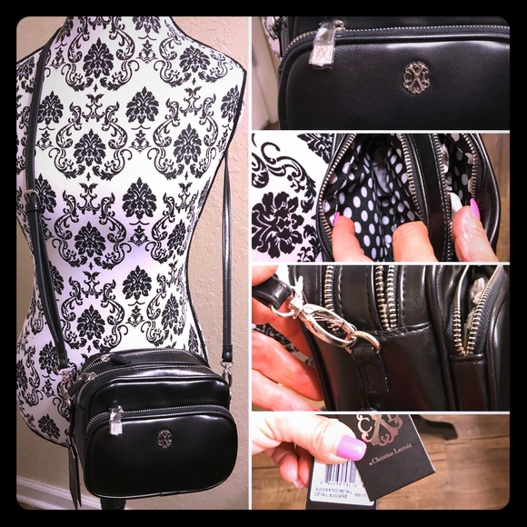 Christian Lacroix Handbags - NWT Christian Lacroix cross over body bag Black